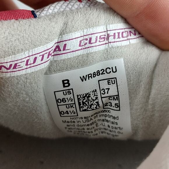 Y2K Deadstock New Balance 882 retro running streetwear shoes womens 6.5 - Picture 7 of 9